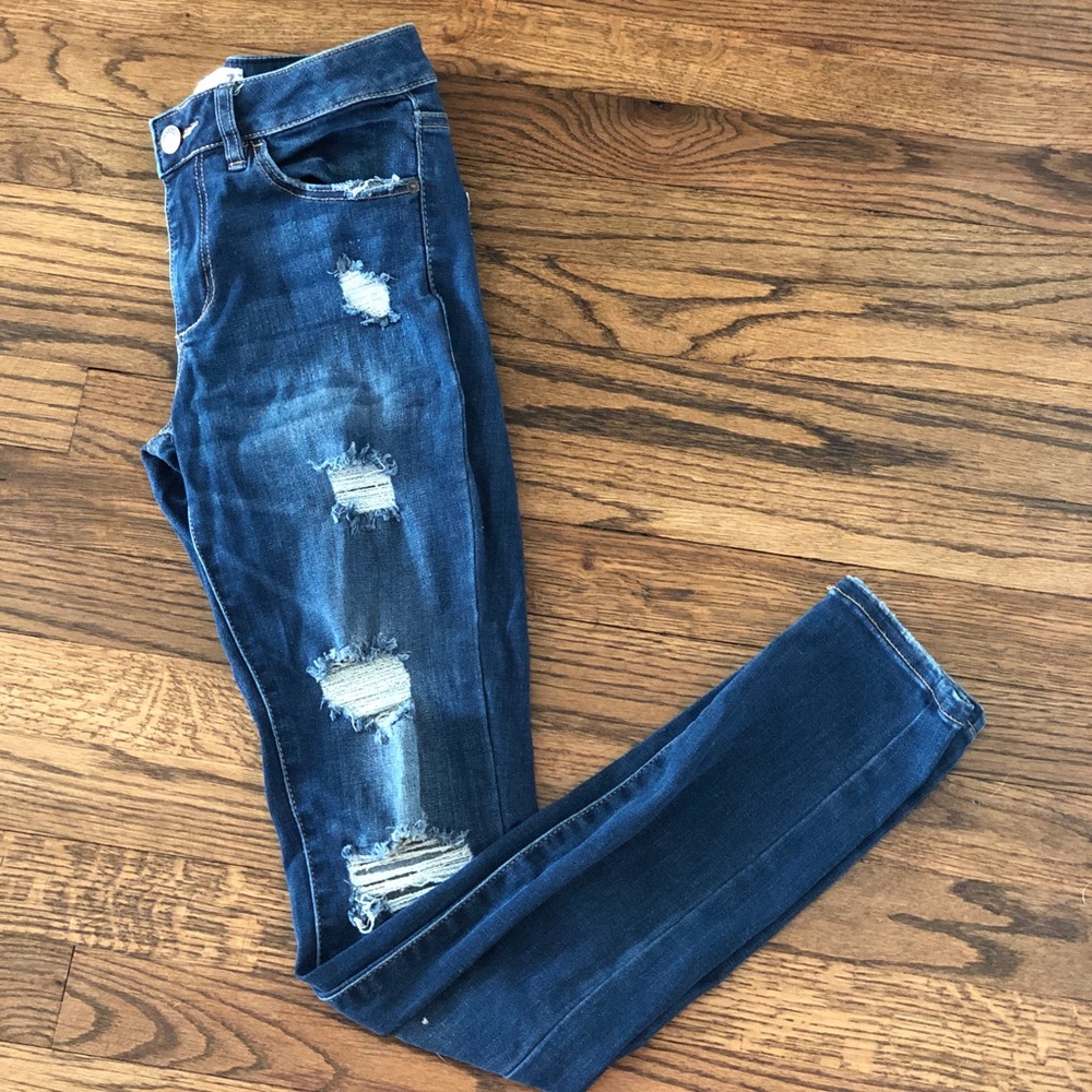 Garage Ripped High Waisted Jeggings